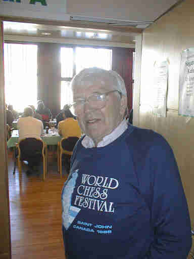 Martin er på sjakkfestival